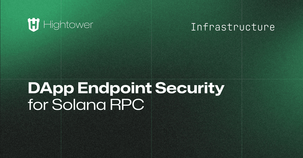 DApp Endpoint Security for Solana RPC