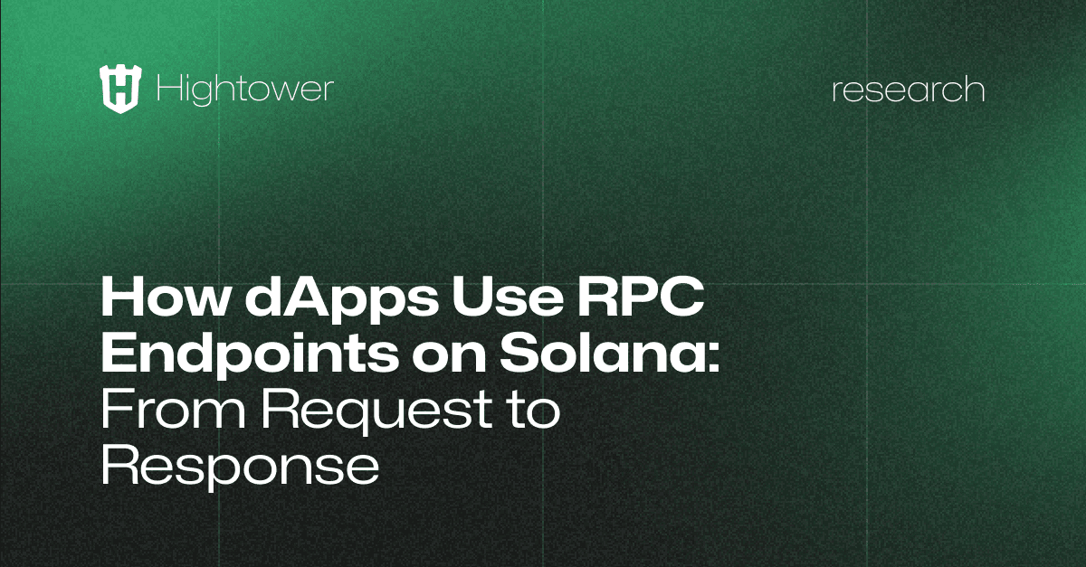 How dApps use RPC endpoints on Solana