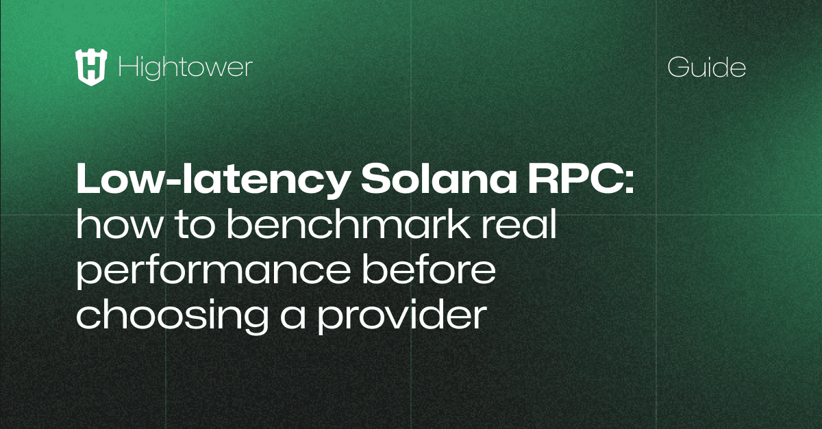 Low-latency Solana RPC: how to benchmark real performance before choosing a provider