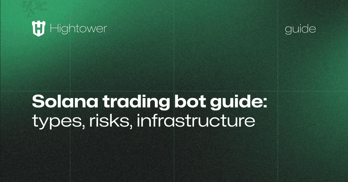 Solana Trading Bot Guide: Types, Risks, and Infrastructure